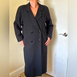 London Fog Black Womens Coat size 8 reg